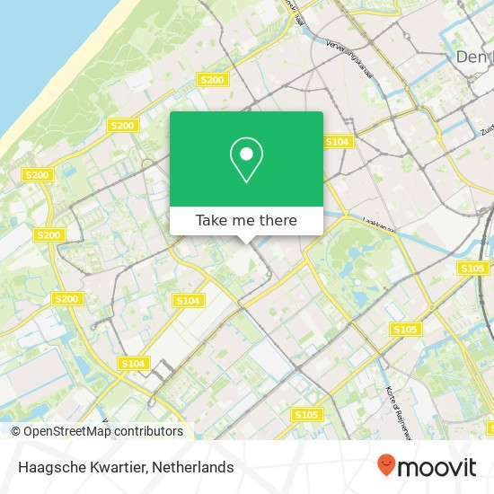 Haagsche Kwartier map