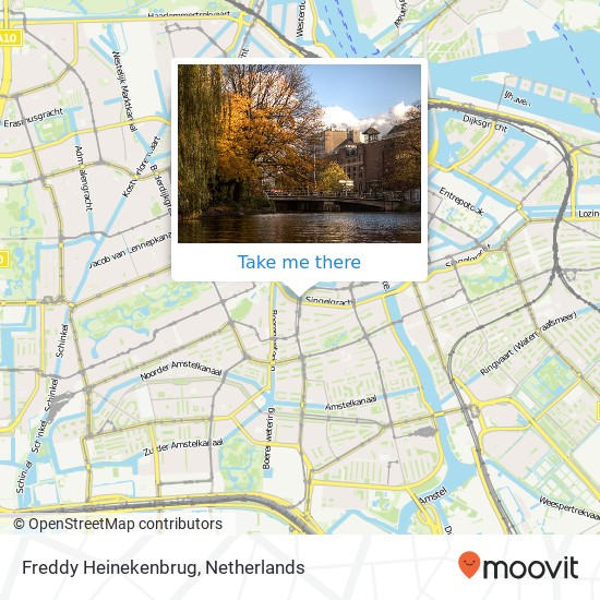 Freddy Heinekenbrug map