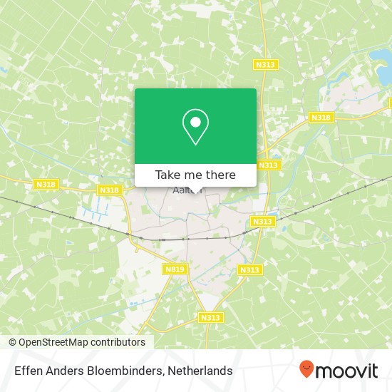 Effen Anders Bloembinders map