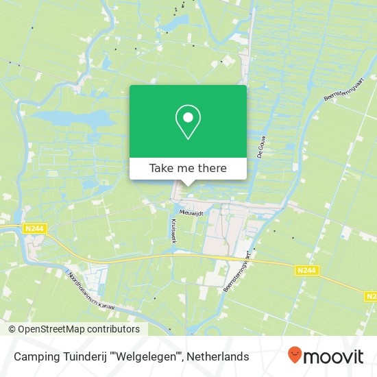 Camping Tuinderij ""Welgelegen"" map