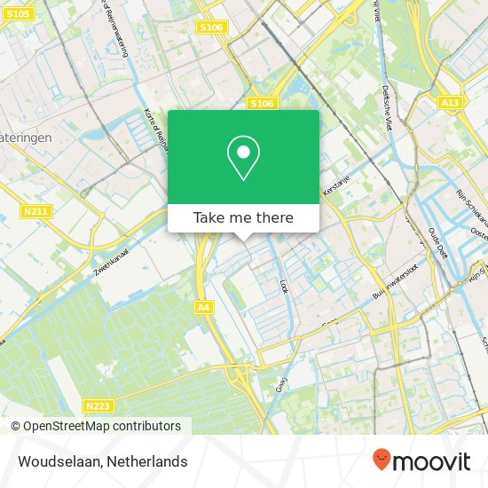 Woudselaan map