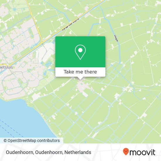 Oudenhoorn, Oudenhoorn map