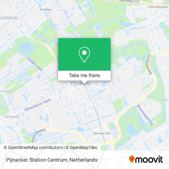 Pijnacker, Station Centrum map