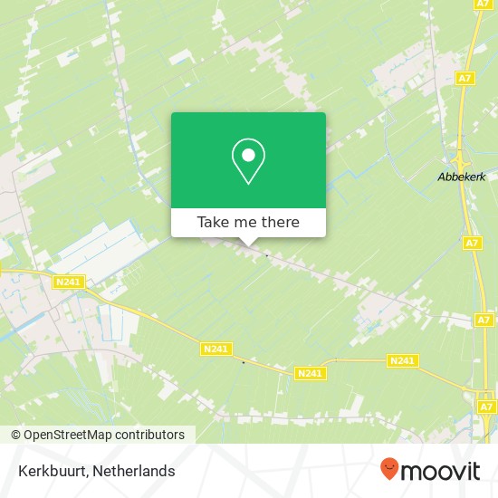 Kerkbuurt Karte