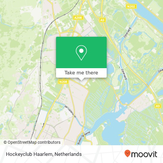 Hockeyclub Haarlem map