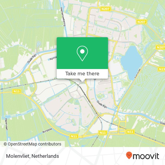 Molenvliet map