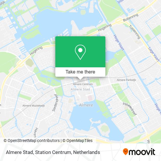 Almere Stad, Station Centrum map
