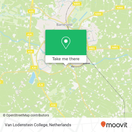 Van Lodenstein College map