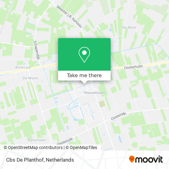 Cbs De Planthof map