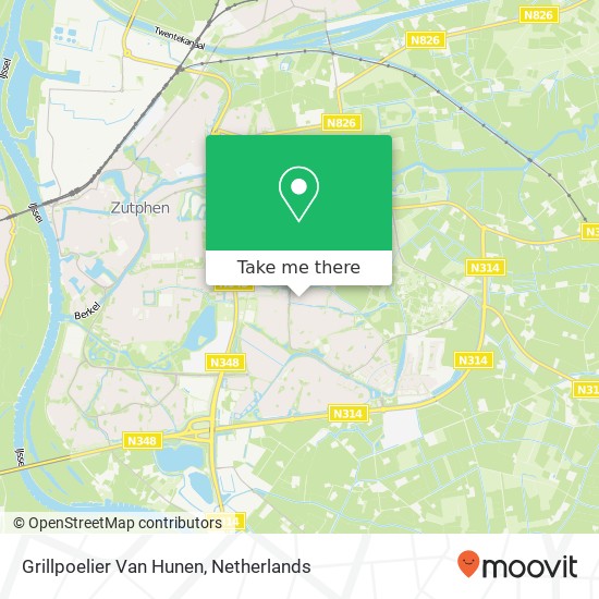 Grillpoelier Van Hunen map