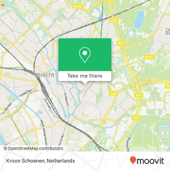 Kroon Schoenen map