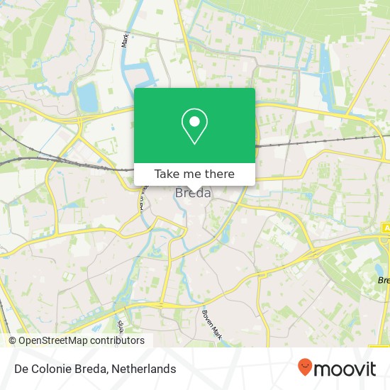 De Colonie Breda map