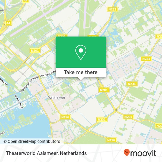 Theaterworld Aalsmeer map