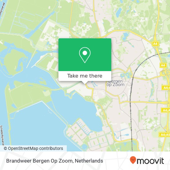 Brandweer Bergen Op Zoom map