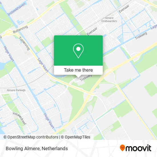 Bowling Almere map