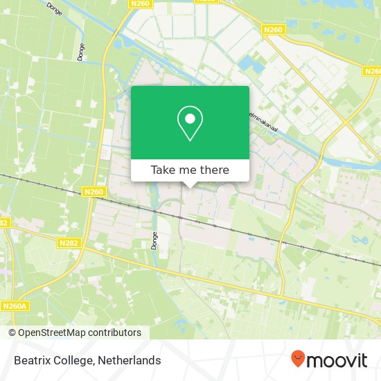 Beatrix College map