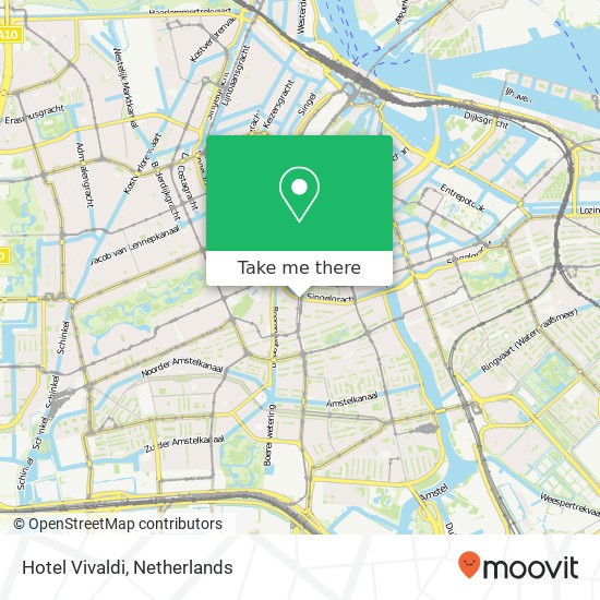 Hotel Vivaldi map