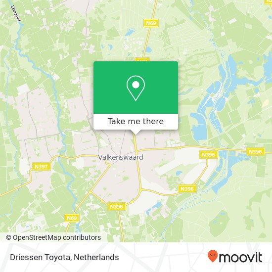 Driessen Toyota map