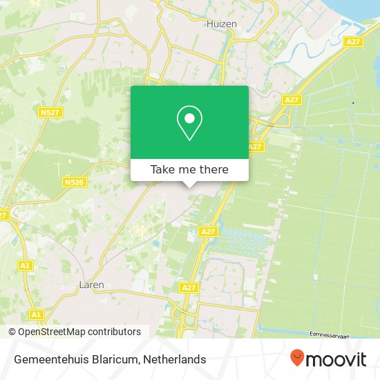 Gemeentehuis Blaricum map