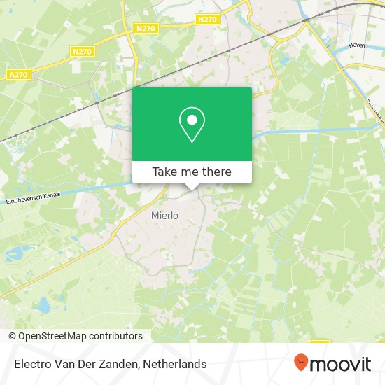 Electro Van Der Zanden map