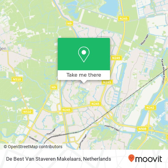 De Best Van Staveren Makelaars map