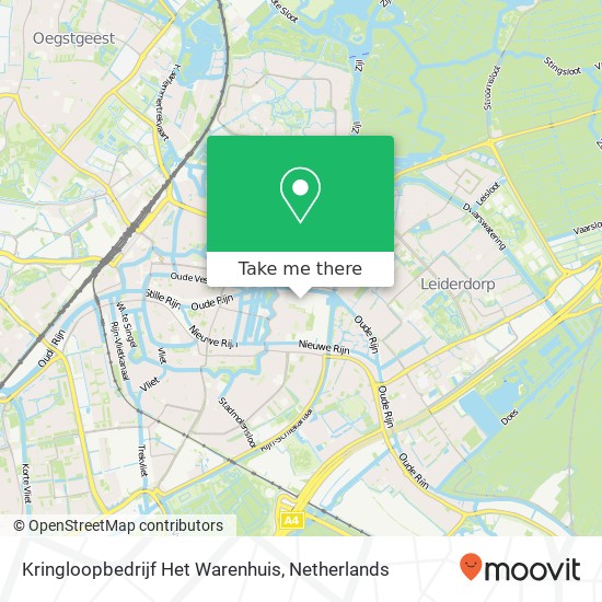 Kringloopbedrijf Het Warenhuis map