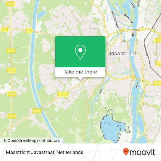 Maastricht Javastraat Karte