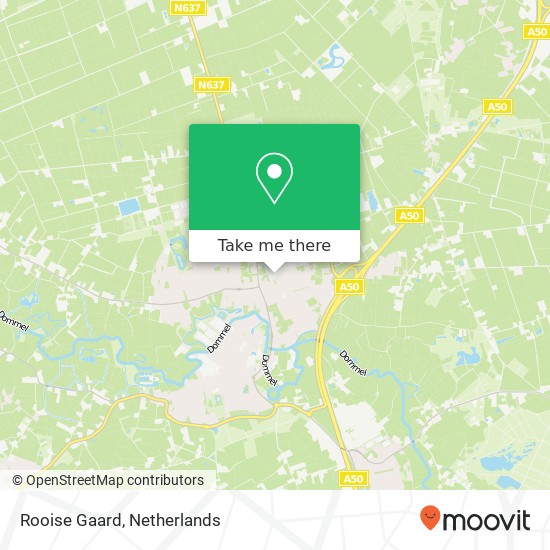 Rooise Gaard map