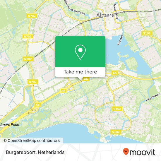 Burgerspoort map