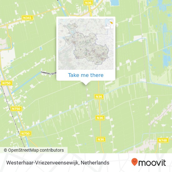 Westerhaar-Vriezenveensewijk map