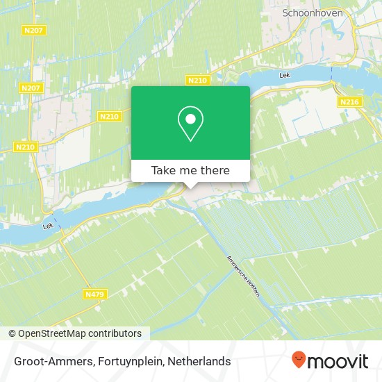 Groot-Ammers, Fortuynplein map