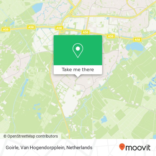 Goirle, Van Hogendorpplein Karte