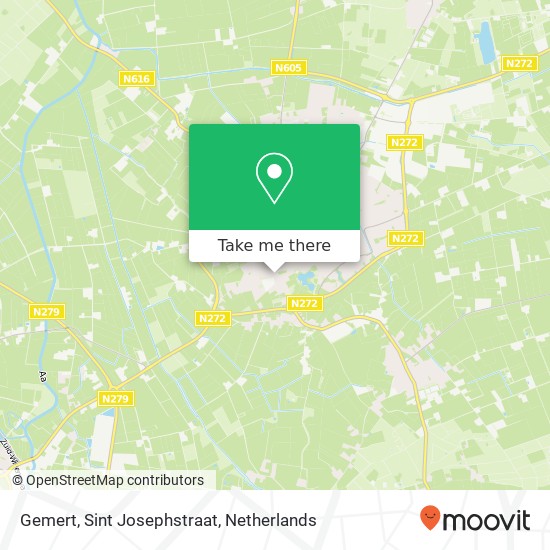 Gemert, Sint Josephstraat map