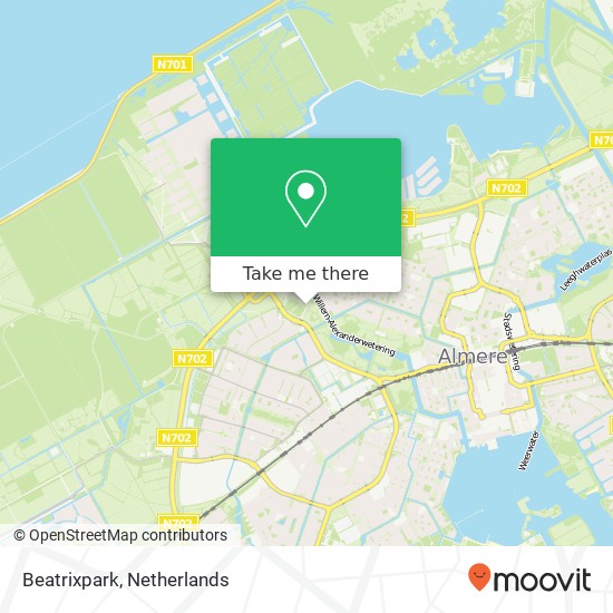 Beatrixpark map