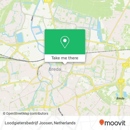 Loodgietersbedrijf Joosen map