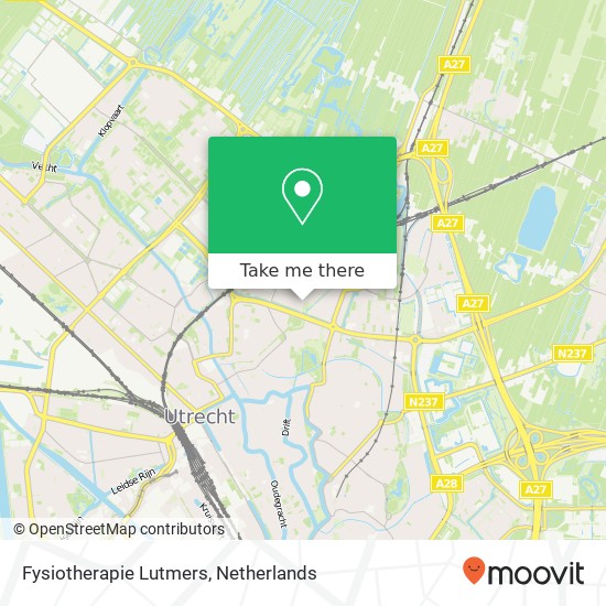 Fysiotherapie Lutmers map