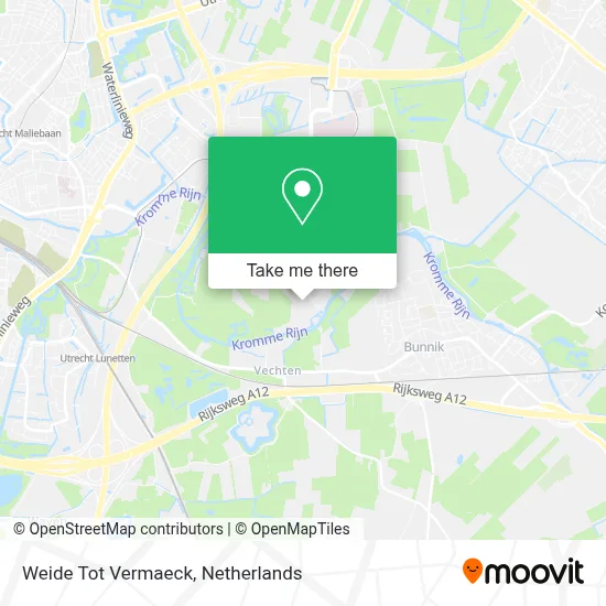 Weide Tot Vermaeck map