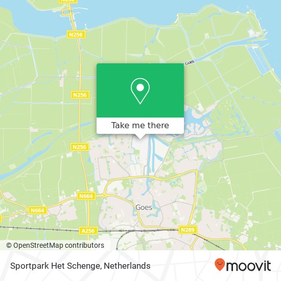 Sportpark Het Schenge map