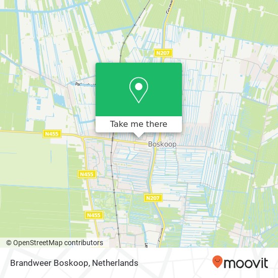 Brandweer Boskoop map