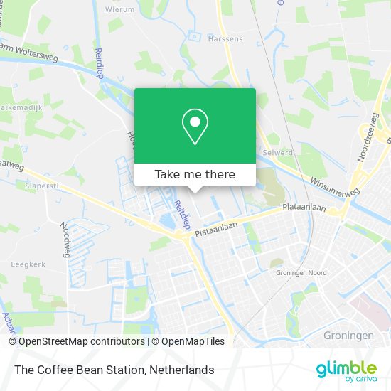 The Coffee Bean Station map