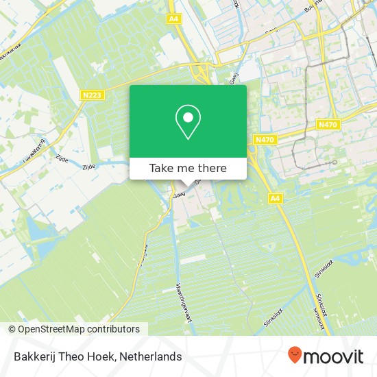 Bakkerij Theo Hoek map