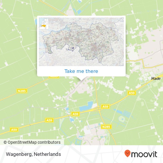 Wagenberg map