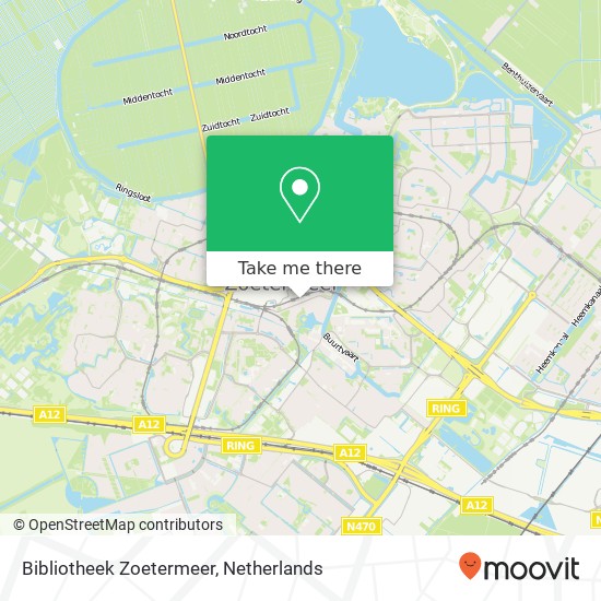Bibliotheek Zoetermeer map