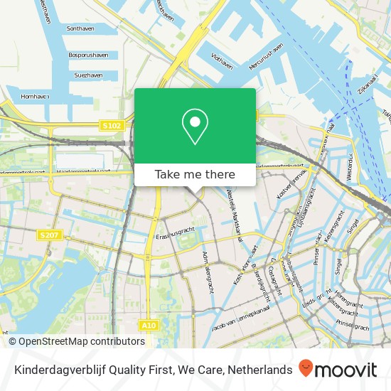 Kinderdagverblijf Quality First, We Care map