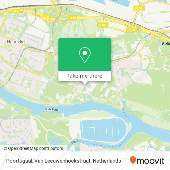 Poortugaal, Van Leeuwenhoekstraat map