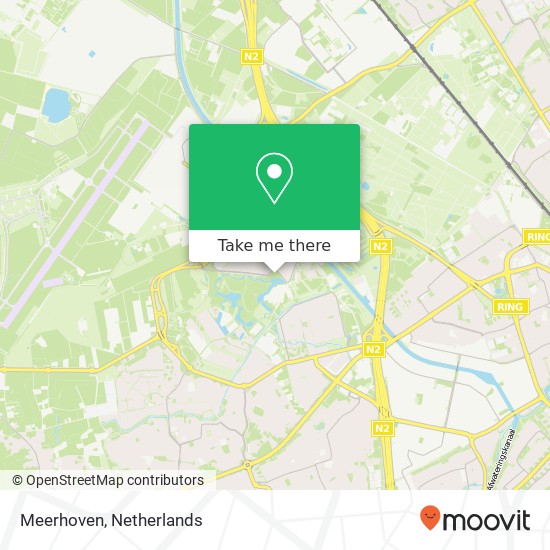 Meerhoven map