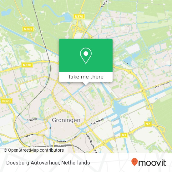 Doesburg Autoverhuur map