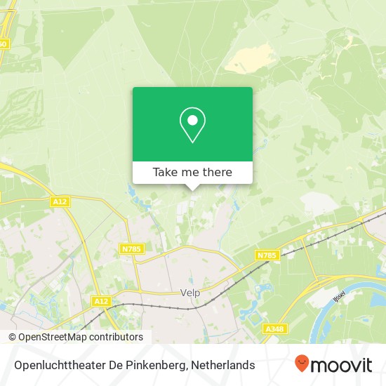 Openluchttheater De Pinkenberg map