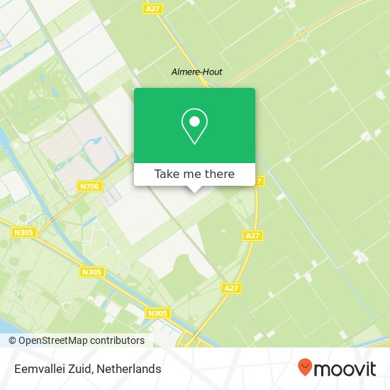 Eemvallei Zuid map