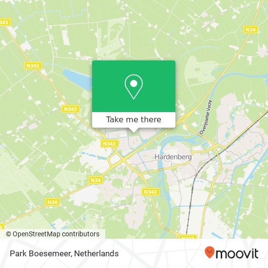 Park Boesemeer map